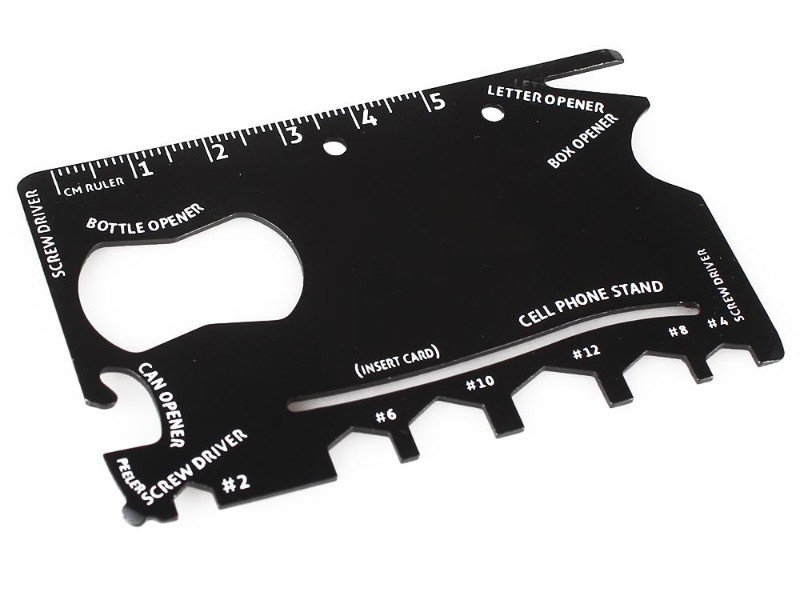 18 in 1 Stainless Steel Multifunctional Tool Card