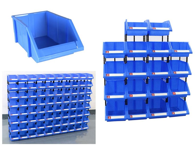 Storage Bins for Craft and Hardware Stackable Organizer