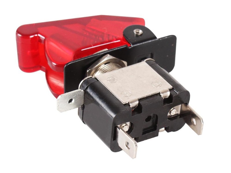 12V 20A Red LED On/Off Toggle Switch