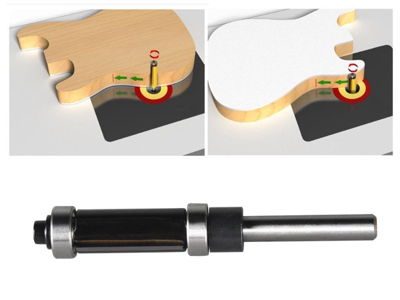 Trimming Knife Dual Edged Flush Trim Router Bit Cutter