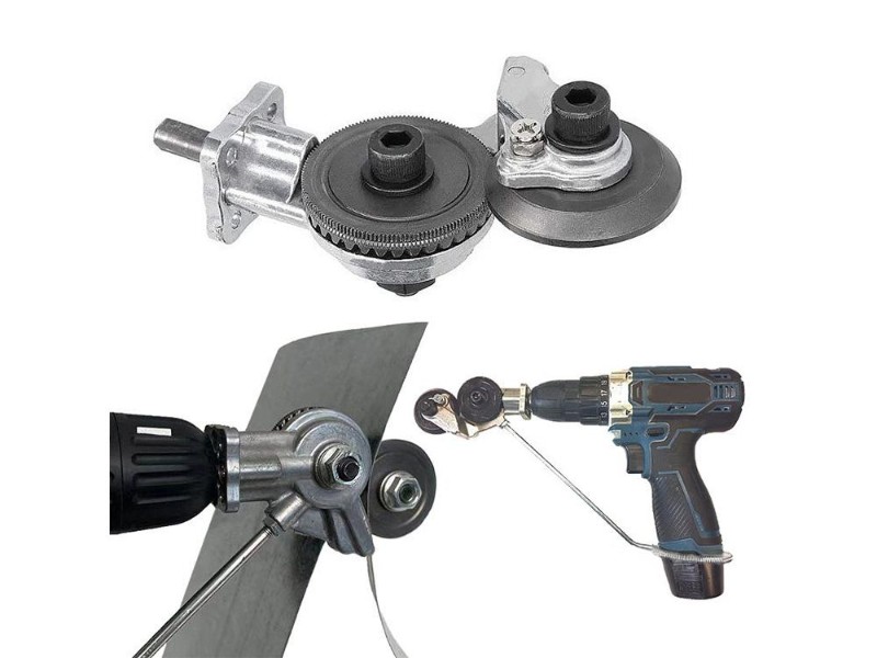 Electric Drill Plate Cutter Attachment