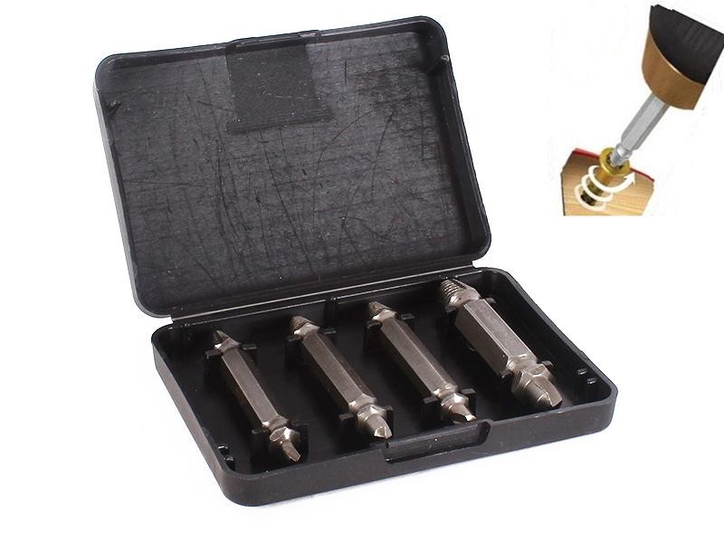 4 Pcs Broken Damaged Bolt Remover Screw Set