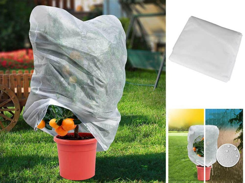 2pcs Cold Weather Plant Cover Plant Protection Blanket 1x1.6m