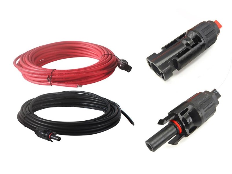 10m Extension Cable Wire MC4 Connectors Solar Panel 2PCS