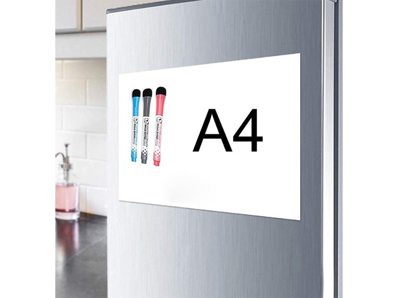 A4 Magnetic Soft Whiteboar Note Message Board,