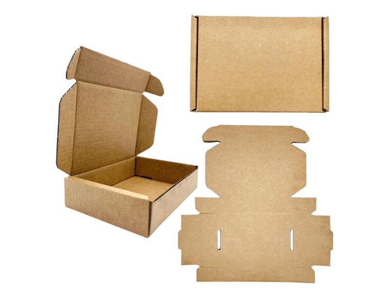 50 Pack Cardboard Shipping Boxes 20x14x4cm