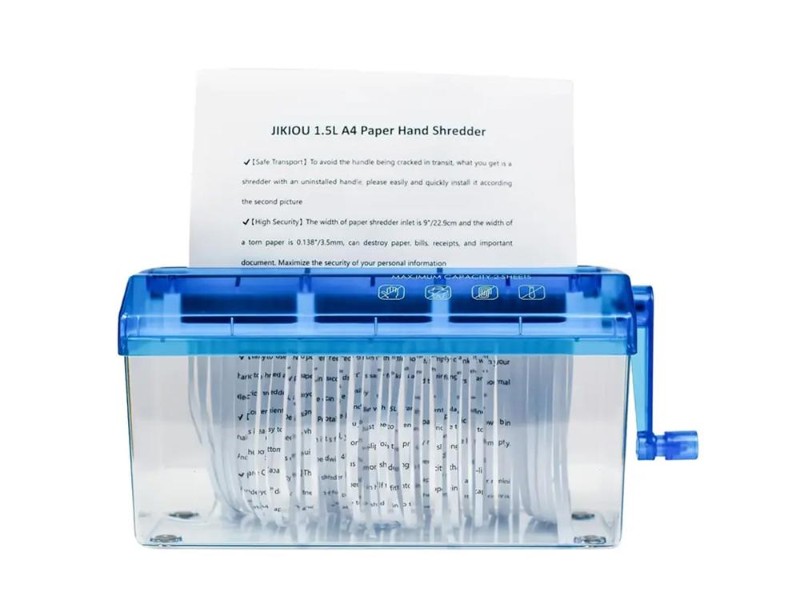 A4 Manual Paper Shredder for Office & Home Use