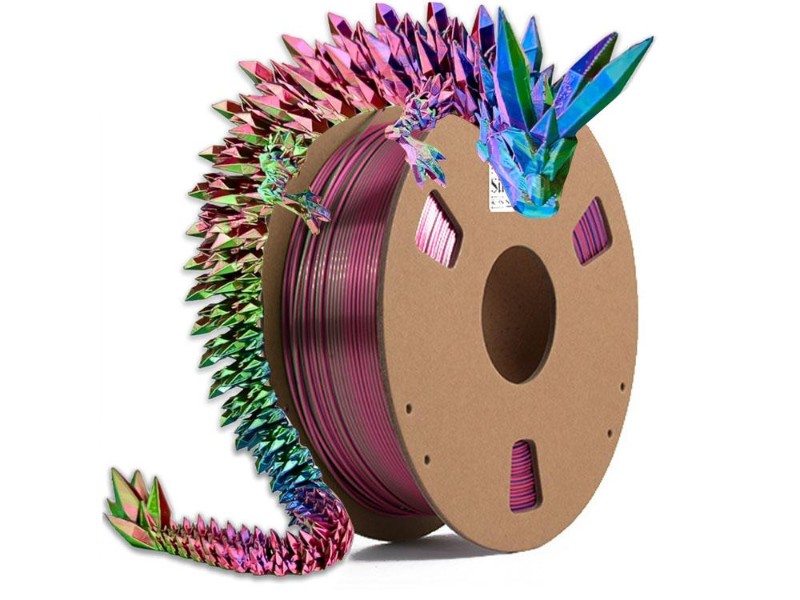 Tri-Color Silk PLA Filament 1.75mm 1kg - Red/Green/Blue NZ