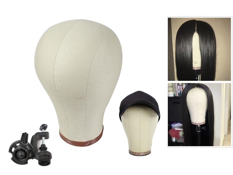 Cork Mannequin Head Canvas Block Head