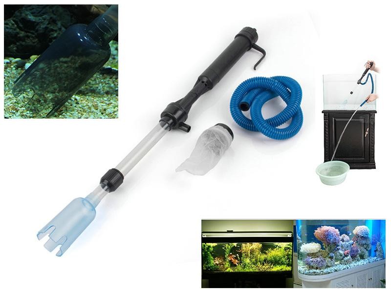 Aquarium Gravel Fish Tank Vacuum Filter Pump Siphon Versatile