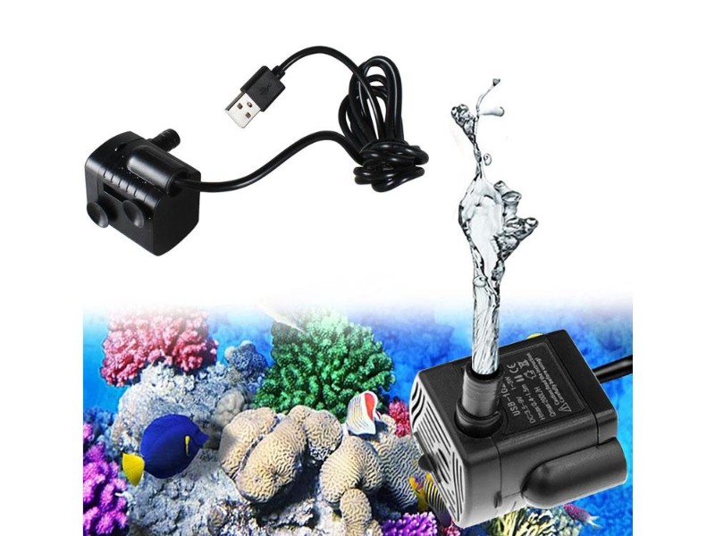 USB Submersible Water Pump For Fish Tank Aquarium Fountain