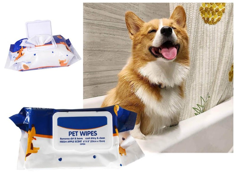 Hypoallergenic Pet Cleaning Wipes