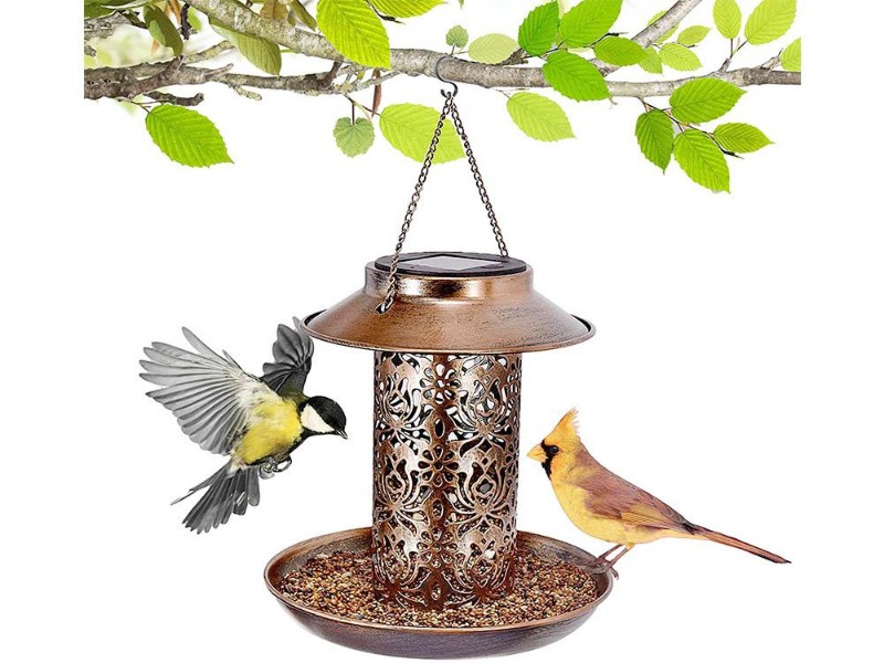Solar Lights Bird Feeder