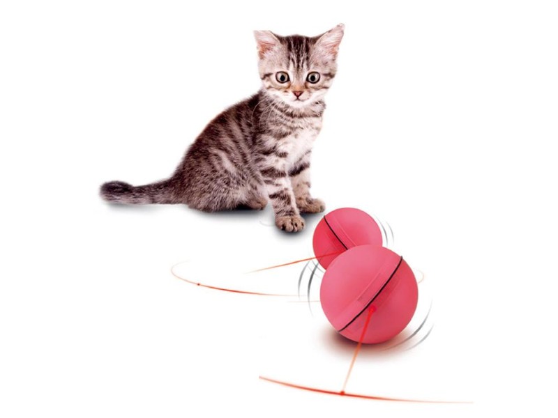 Pet Cat LED Light Flashing Rolling Ball
