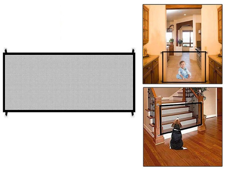 Dog Gate Mesh Dog Fence Magic Gate