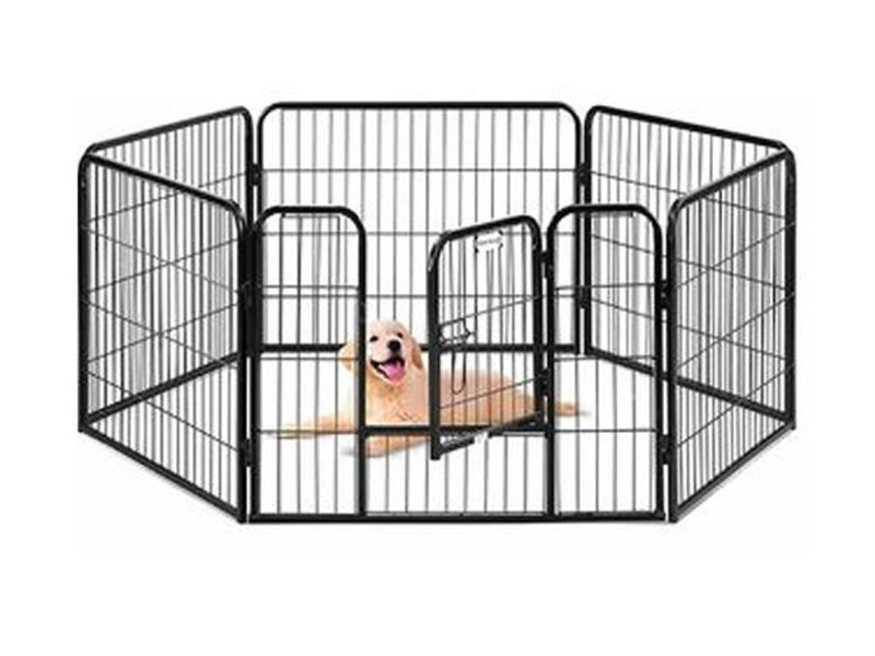 6 Panels Pet Dog Playpen Play Pen