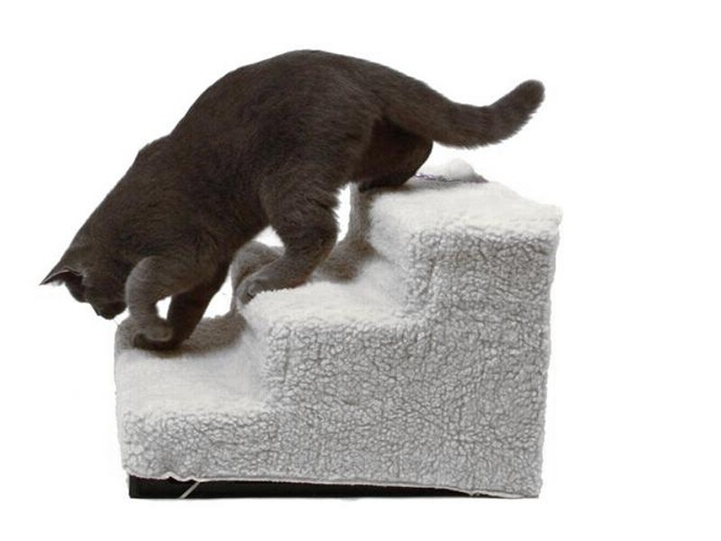 Pet Dog Stairs with Cover for Indoor and Outdoor 3 Steps