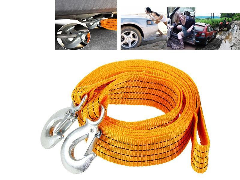 3 Tons Car Towing Rope Strap Havy Duty - 4M