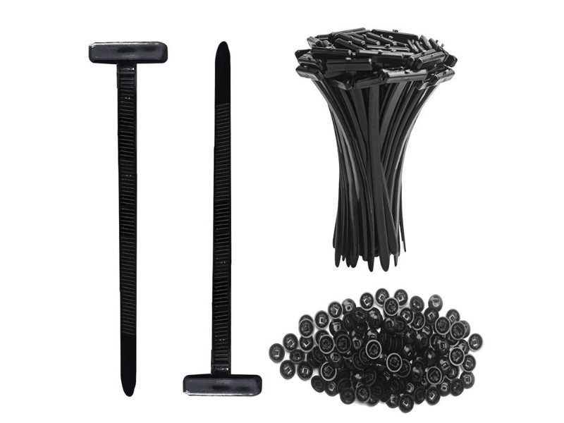 Universal Cable Tie Buckle Self-Locking Zip Ties Holder