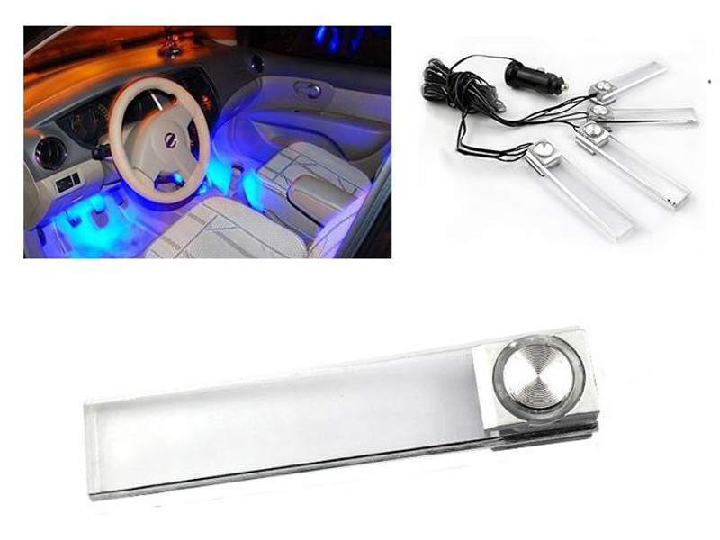 Blue LED Car Interior Lighting Kit