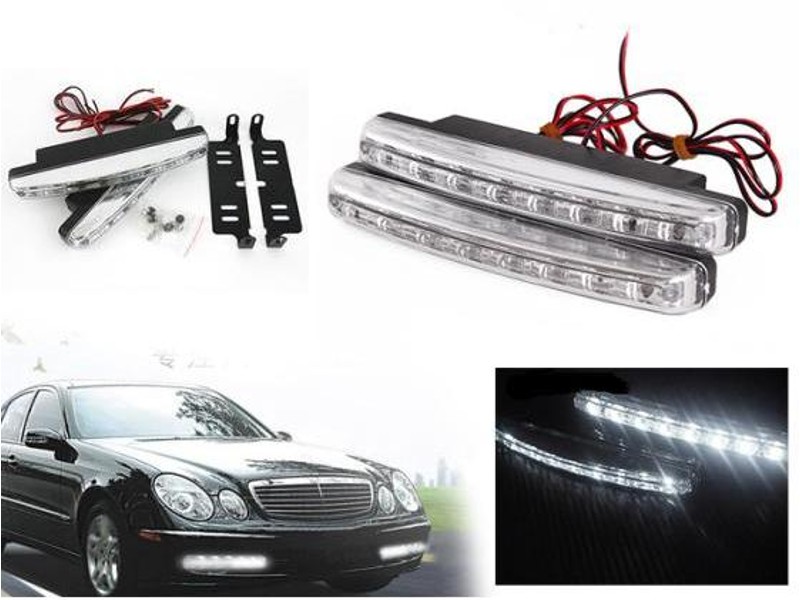Car Daytime Running Light  8 LED Bulb*2