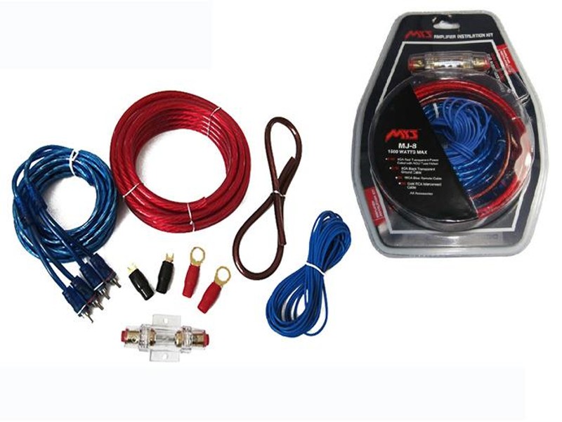 thumbnail image 2 of GEARZAAR 8 Gauge 1500W Car Audio Amplifier Wiring Kit With RCA Subwoofer Cable 2 of 4