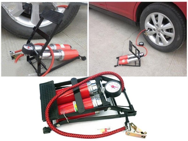 Multi-purpose Double Barrel Foot Air Pump