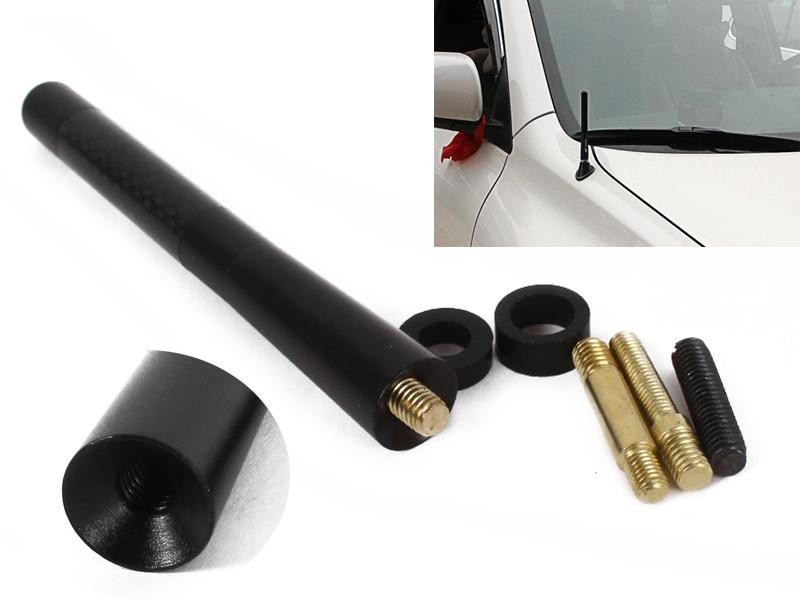 Black Carbon Antenna 2 Fit Most Cars Smart Antenna