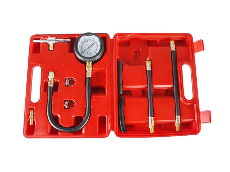 9pcs Fuel Injection Gauge Tester Set with Case