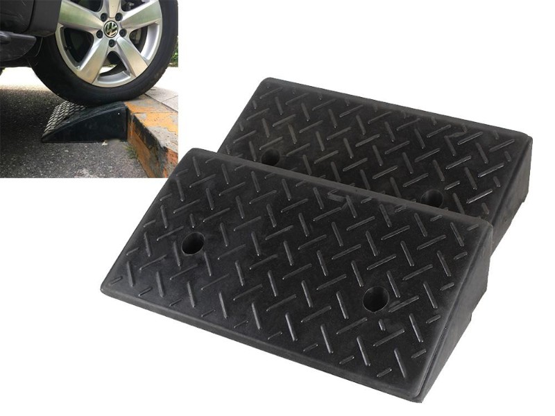 Heavy Duty Portable Rubber Car Truck Kerb Ramp