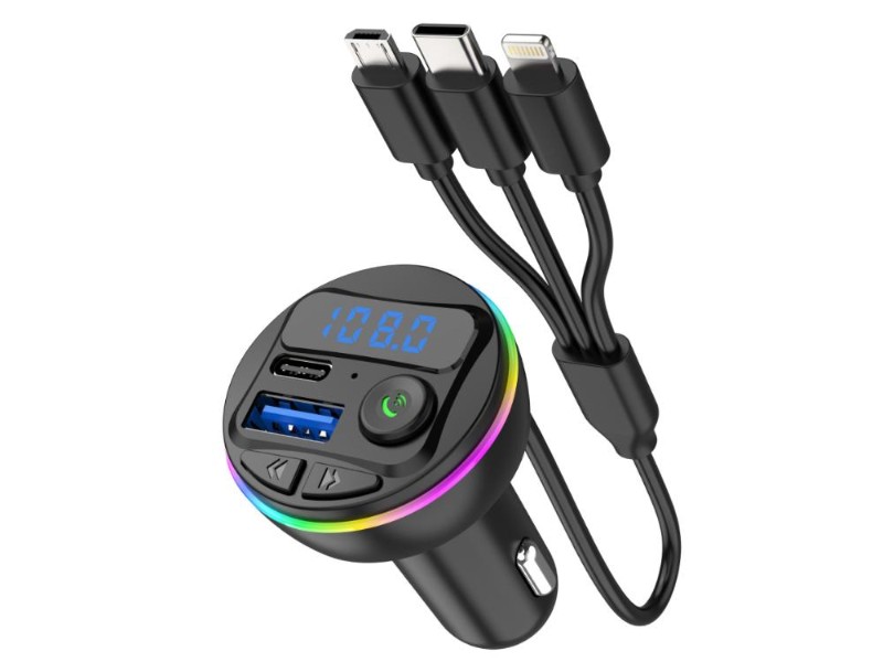 NZ Bluetooth FM Car Charger w/ USB & Hands-Free Calling
