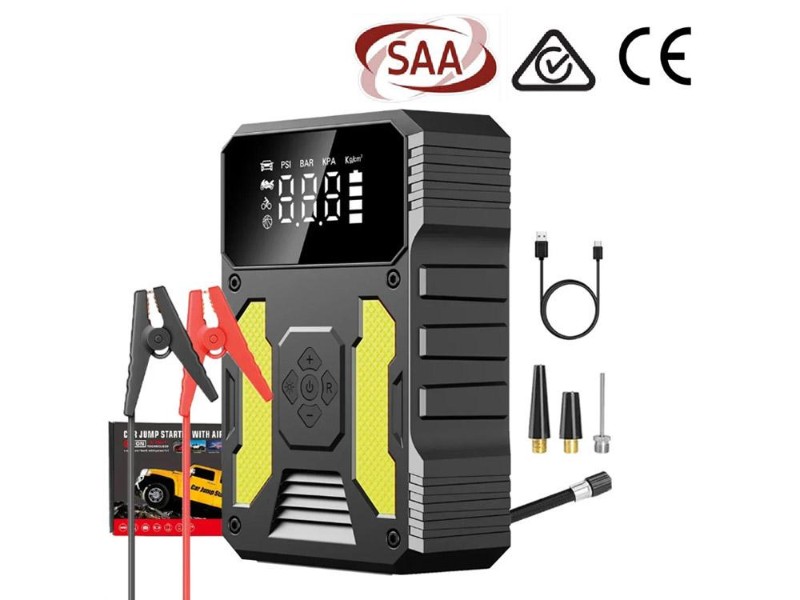 3000A Jump Starter with 150PSI Air Compressor - Portable Power