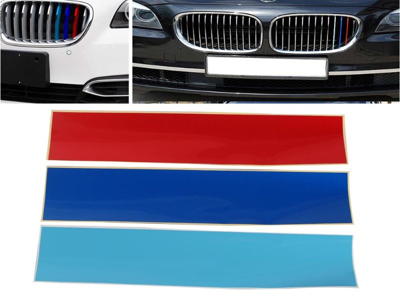 Three Color Grill Stickers for BMW