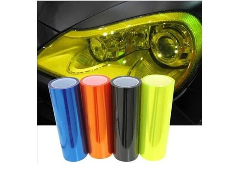 Head and Brake Light Tint Film - Red