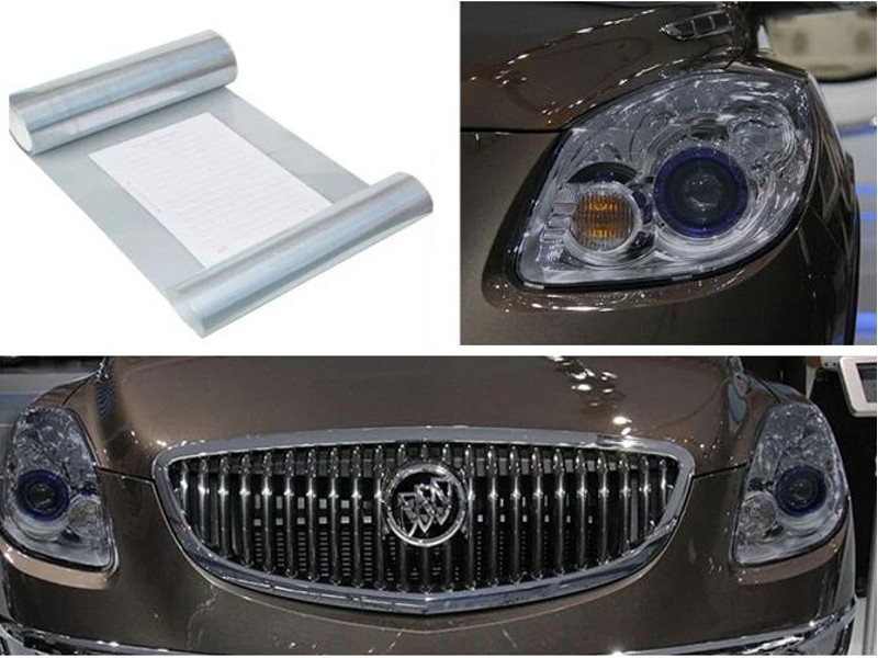 Head and Brake Light Tint Film - Clear