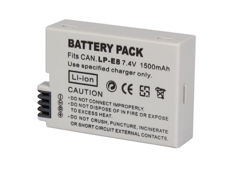 LP-E8 Compatible Camera Battery for Canon EOS 550D-700D