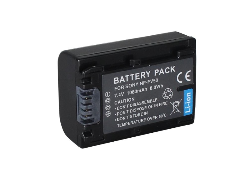 1080mAh NP-FV50 Battery for Sony Handycam DCR/HDR/FDR Camcorders