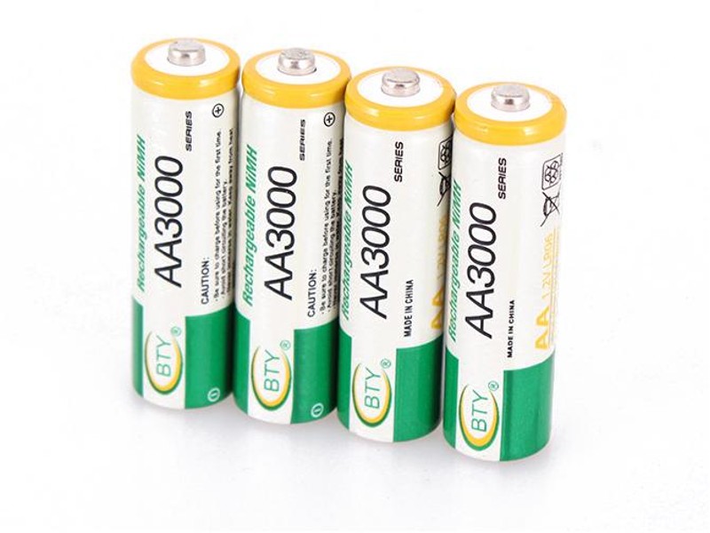 AA 3000mAh 1.2V Rechargeable Battery 16pcs