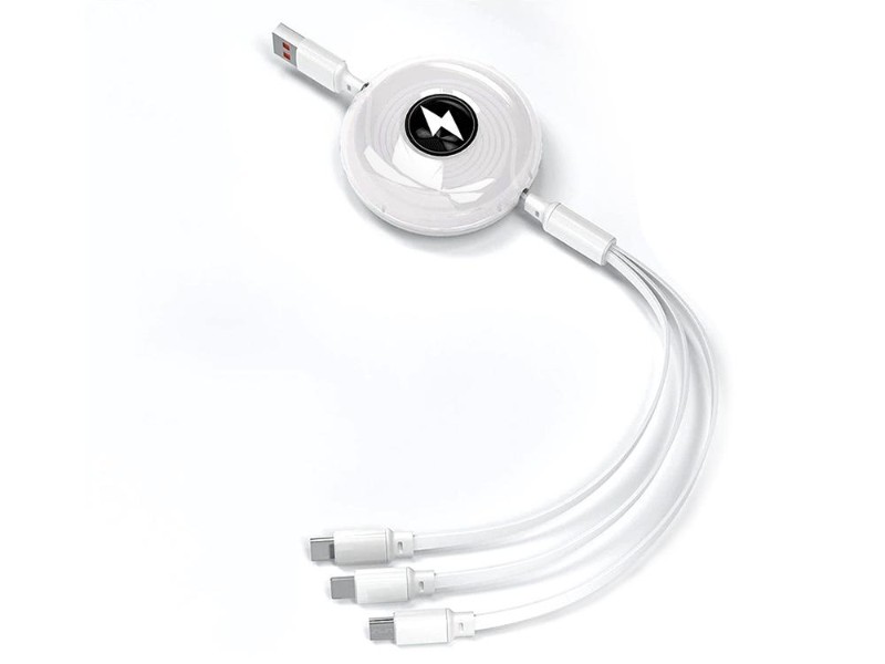 3 in 1 Retractable Charger Cable