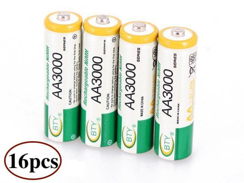 AA 3000mAh 1.2V Rechargeable Battery 16pcs [ReBAT-2A3000-4pack] - NZ$23.59  : eMax.co.nz - Online Shopping for Houseware, Home Decorations, Furniture,  Home & Living Gifts, Electronics and Toys at Lowest Price