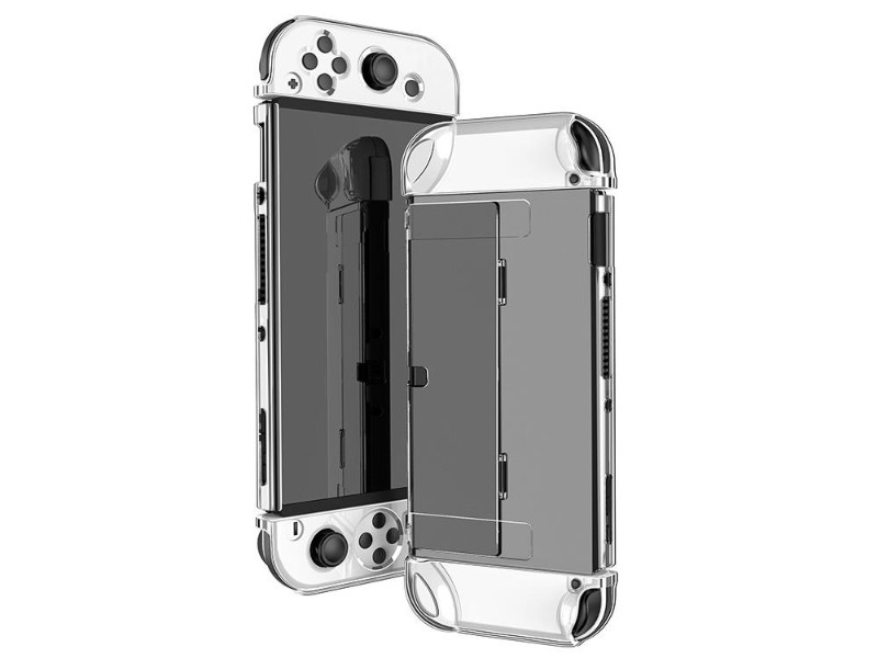 Crystal Waterproof & Flipped Case for Nintendo Switch OLED