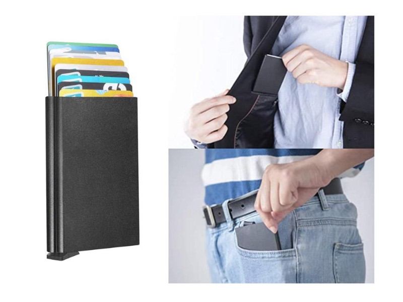 Card Case, Automatic Pop Up Card Holder