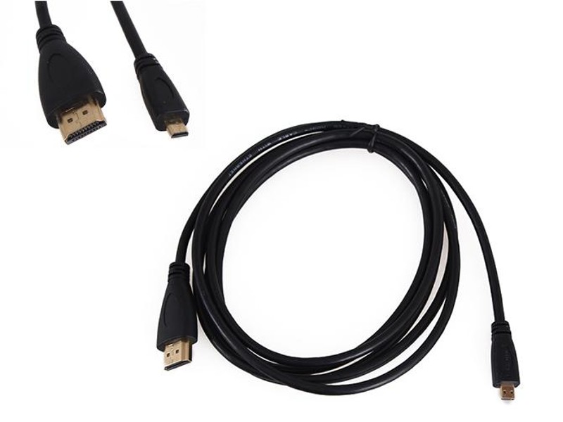 Micro HDMI to HDMI Cable - 2M