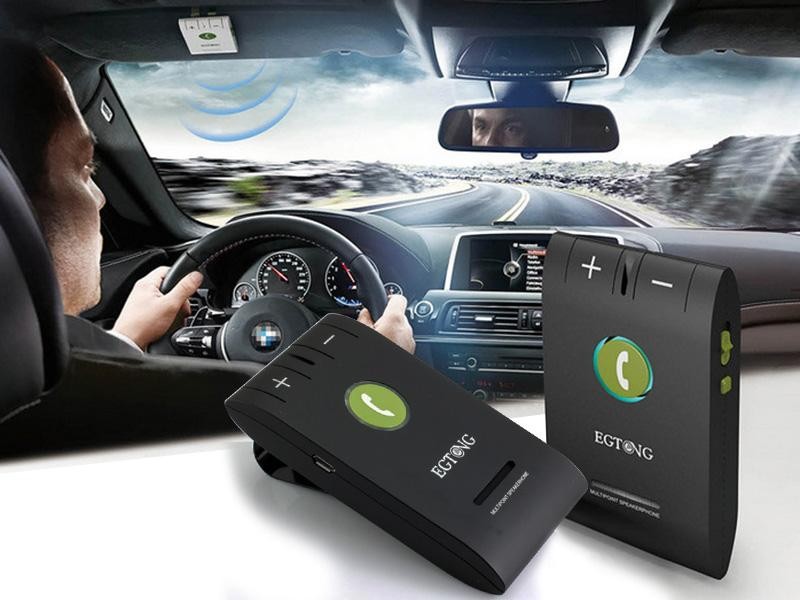 Wireless Handsfree Bluetooth Car Kit Speakerphone [CarKitSpeakerClip