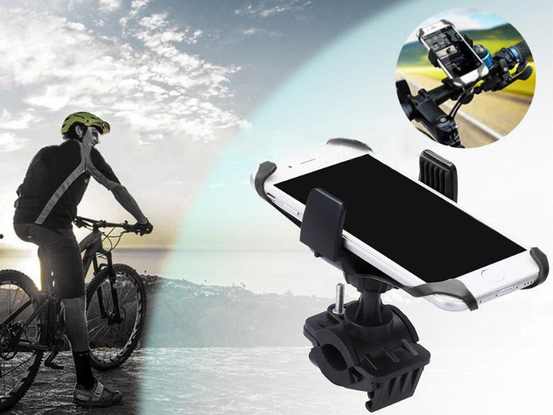 Universal Bicycle Handlebar Clip Holder for GPS/ Smarphones