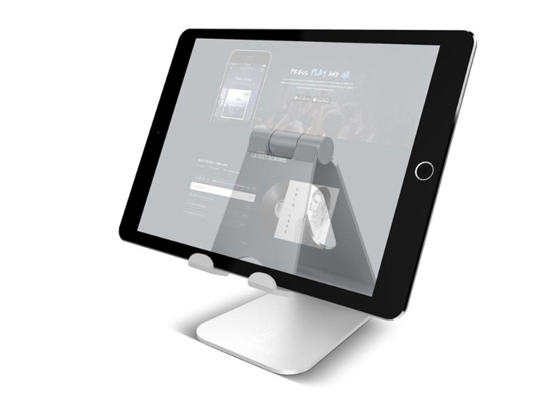 Adjutable Stand for Tablets/ Smartphones - Sliver