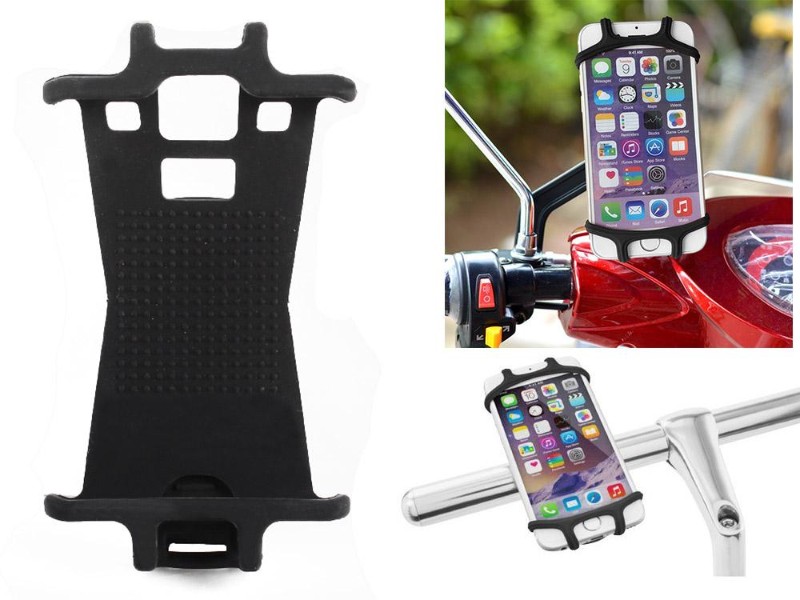 Universal Silicone Bicycle Motorcycle Mount Phone Holder
