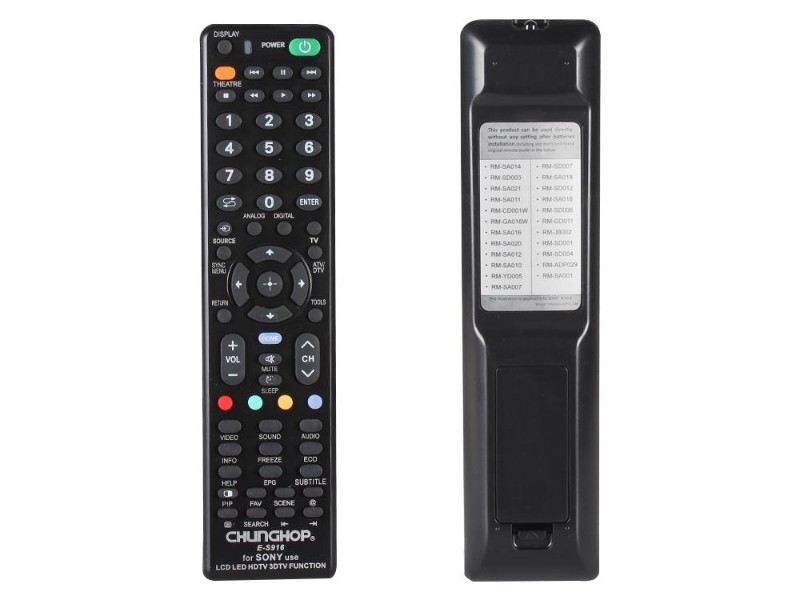 Remote Control for LCD TVs/ PlasmaSony TVs/ Smart TVs