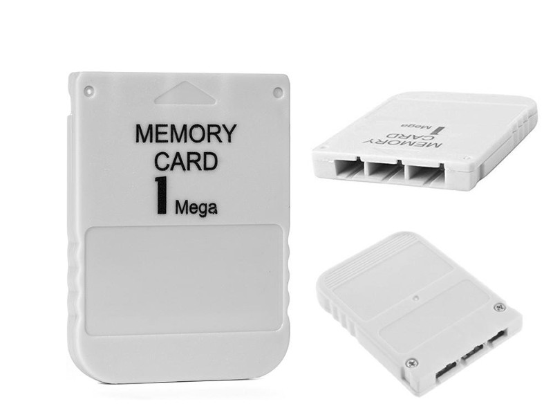 PS1 1MB Memory Card for PlayStation 1 & 2 Games