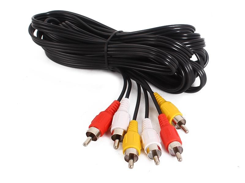3RCA Cable Audio Composite Video RCA Lead - 20m